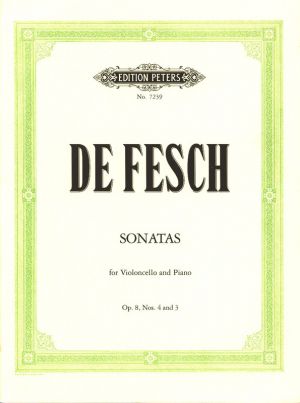 Sonatas Op 8 No 3 No 4 Cello 