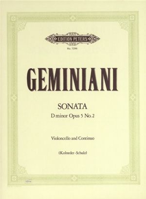 Cello Sonata D minor