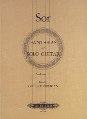 Fantasias for Solo Guitar Vol 3