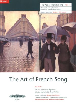 Art Of French Song Vol 1 Low Voice