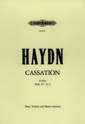 Cassation D Hob.IV/D2 Flute, Violin (Nagel)