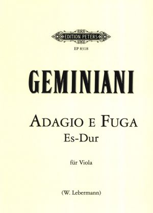 Adagio and Fugue Eb major Viola