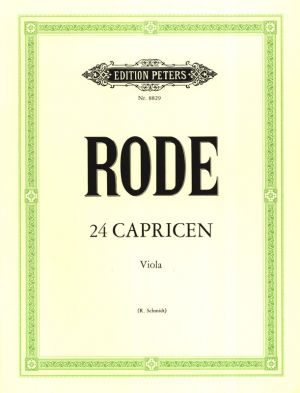 24 Caprices for Viola