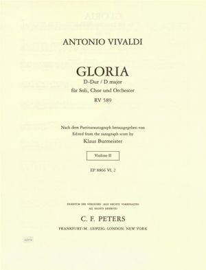 Gloria D major RV 589 Violin2