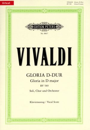 Gloria D major RV 589 Vocal Score