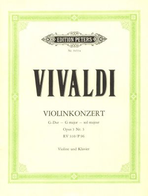 Concerto G major Op 3 No 3 Violin 