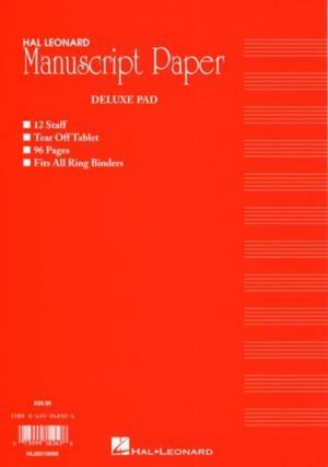 FREE GIFT MANUSCRIPT PAD 96 PAGE (Red Cover) Australian