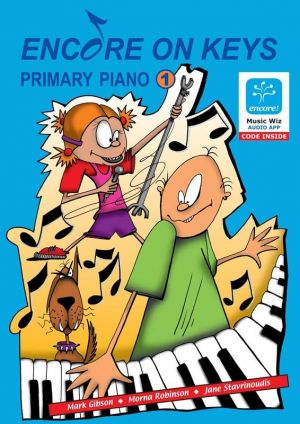 Encore On Keys Primary Piano Level 1 Bk/OLA/Flashcards