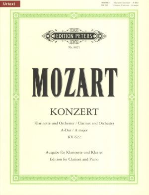 Concerto A major KV 622 Clarinet, Orchestra Bk & CD