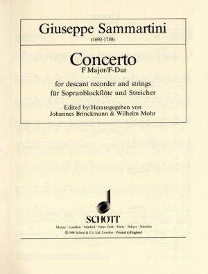 Concerto F Major