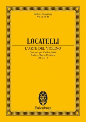 L'Arte del Violino op. 3 Vol. 1