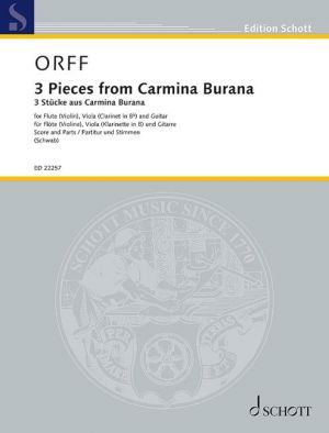 3 Pieces from Carmina Burana Flute, Viola, Guitar