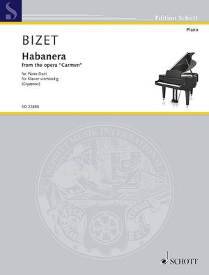 Habanera from the opera Carmen Piano Duet