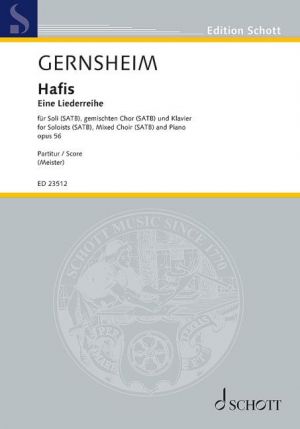 Hafis for Soloists, Mixed Choir, Piano