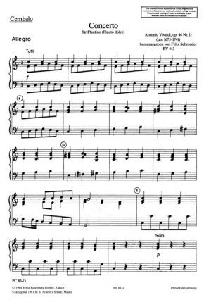 Concerto C major op. 44/11 RV 443 / PV 79