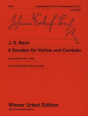 Six Sonatas BWV 1017 -  1019 Band 2