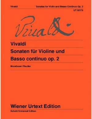 Sonatas for Violin and Basso Continuo Op 2