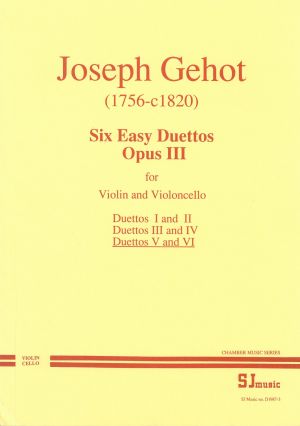 Six Easy Duets Op 3 No 5-6 for Violin, Cello