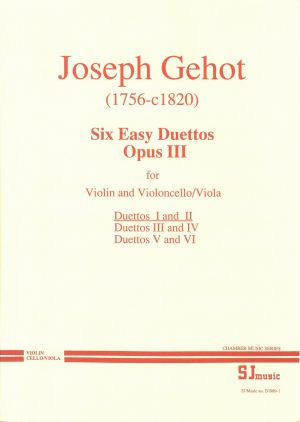 Six Easy Duets Op 3 No 1-2 for Violin, Cello/Viola