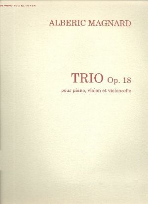 Trio Op.18 Violon Vlc-Piano Partition & Materiel
