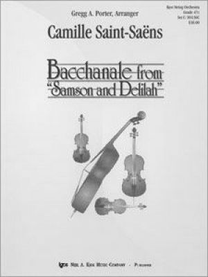 Bacchanale  Samson & Delilah - Score