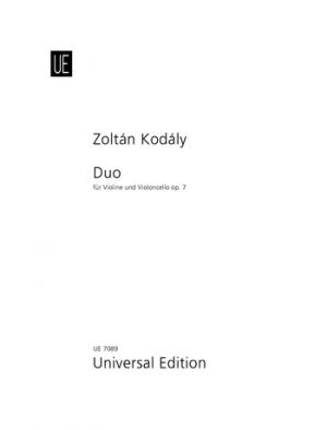 Kodaly - Duo Op 7 Violin/cello