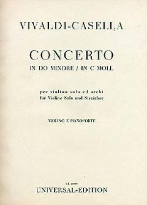 Concerto In C Min  Vln Solo