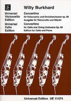 Concertinio Op 60 Cello