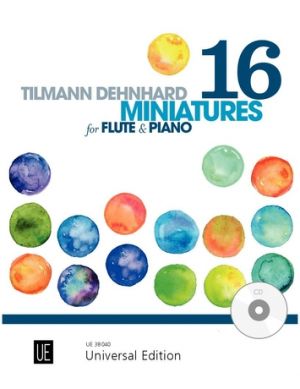 16 Miniatures for Flute & Piano with CD
