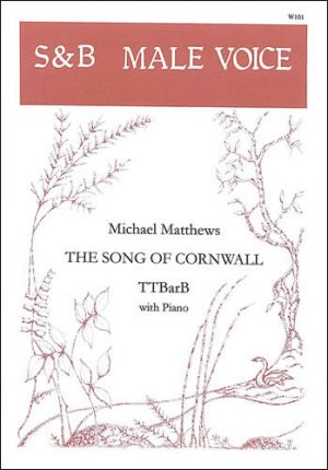 Song of Cornwall TTBB, Piano