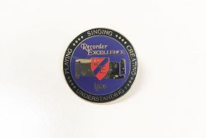 Recorder Excellence Award Pin