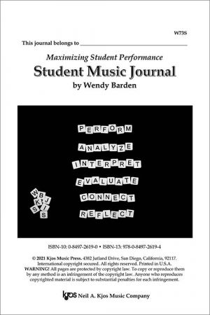 Maximizing Student Performance: Student Music Journal