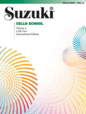 Suzuki Cello School Volume 4 Cello Part International Edition