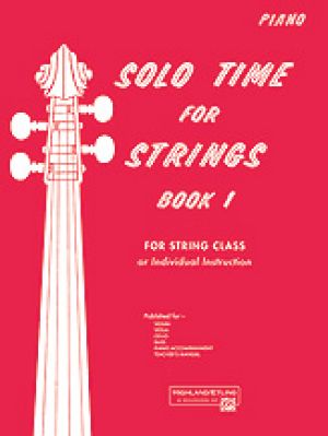 Solo Time for Strings Book 1 Piano Accompanim