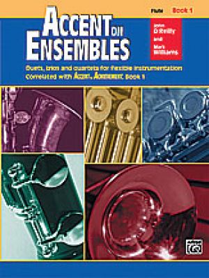 Accent on Ensembles Book 1 Bk Flute