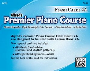 Premier Piano Course Flash Cards 2A