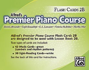 Premier Piano Course Flash Cards 2B