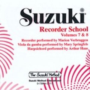Suzuki Recorder School Sop/Alto CD Vol 7 & 8