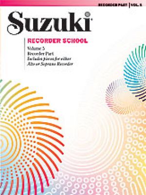 Suzuki Recorder School Sop/Alto Part Vol 5 Bk