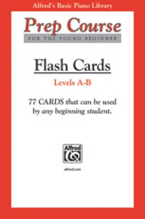 Alfreds Basic Piano Prep:Flash Cards Lev A&B