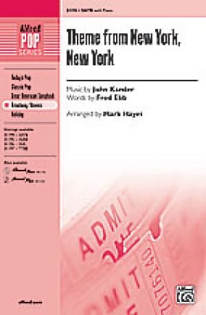 Theme from  New York New York  SATB