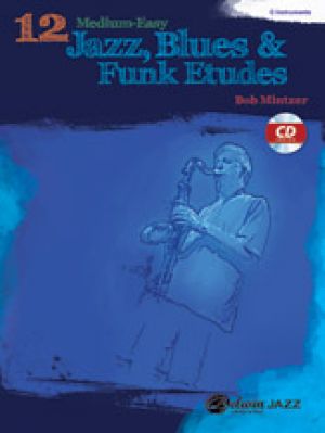 12 Med-Easy Jazz Blues & Funk BkCD C Instrume