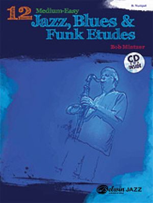 15 Med-Easy Jazz Blues & Funk BkCD B-flat Tru