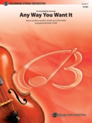 Any Way You Want It Score & Parts