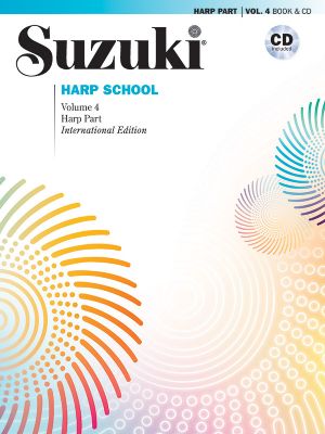 Suzuki Harp School Harp Part & CD Volume 4 Bk