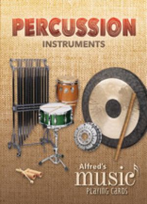Music Playing Cards: Percussion Instruments