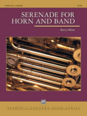 Serenade for Horn and Band Score & Parts