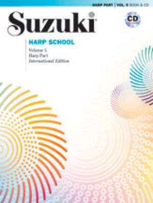 Suzuki Harp School Harp Part & CD Volume 5 Bk