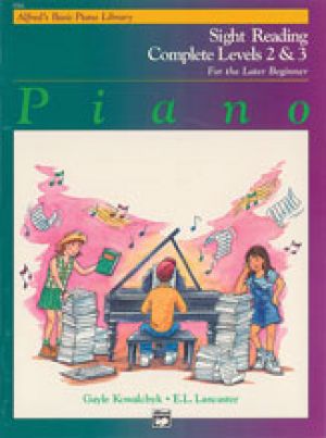 Alfred's Basic Piano Library: Sight Reading bk Complete Level 2 & 3