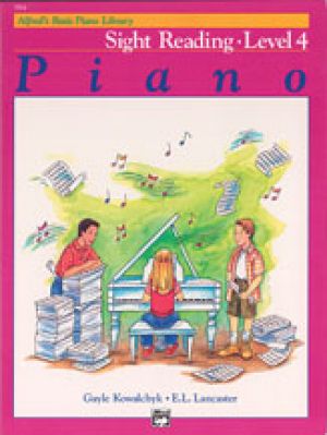 Alfred's Basic Piano Library: Sight Reading bk 4